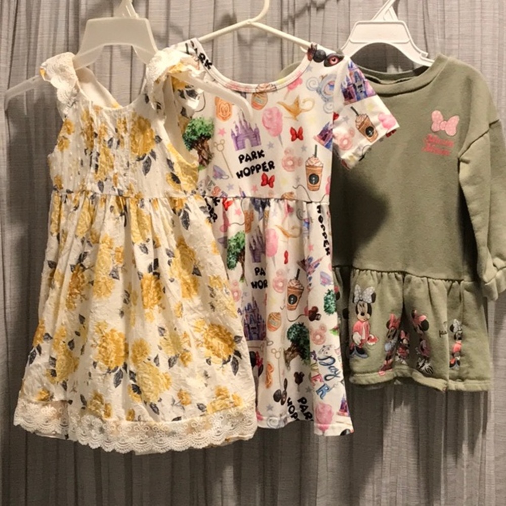 Tahari and Disney Junior Minnie SIZE 3  TODDLER  TOTAL OF 3 DRESSES